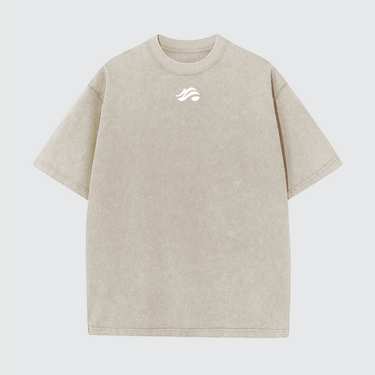 MUSA FAMILY VALUES snow wash "BE YOURSELF" tee
